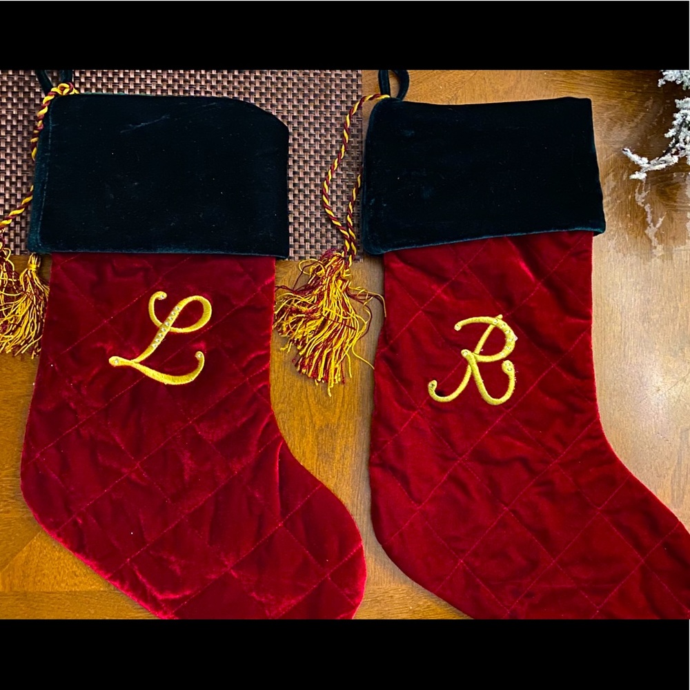 Christmas Monogram stocking